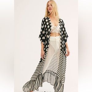 Free People Kenna Ruffle Kimono